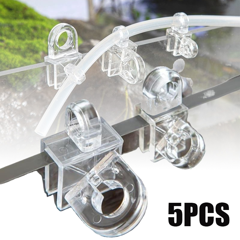 Aquaculture Aerator Pump - 5 SZT. Klips mocujący do akwarium,
