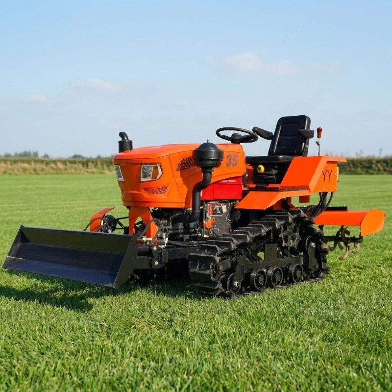 Glebogryzarka gąsienicowa 4WD  – Agriculture Farming Tractor recenzja i cena