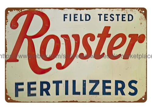 Znak metalowy Royster Fertiliz – Agriculture.Farming Design recenzja i cena