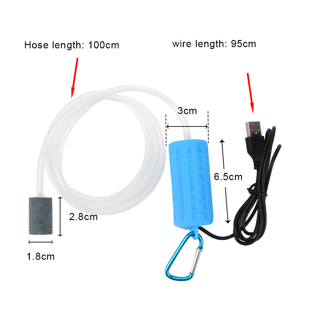 Akcesoria do akwariów Mini USB – Aquaculture Aerator Pump recenzja i cena